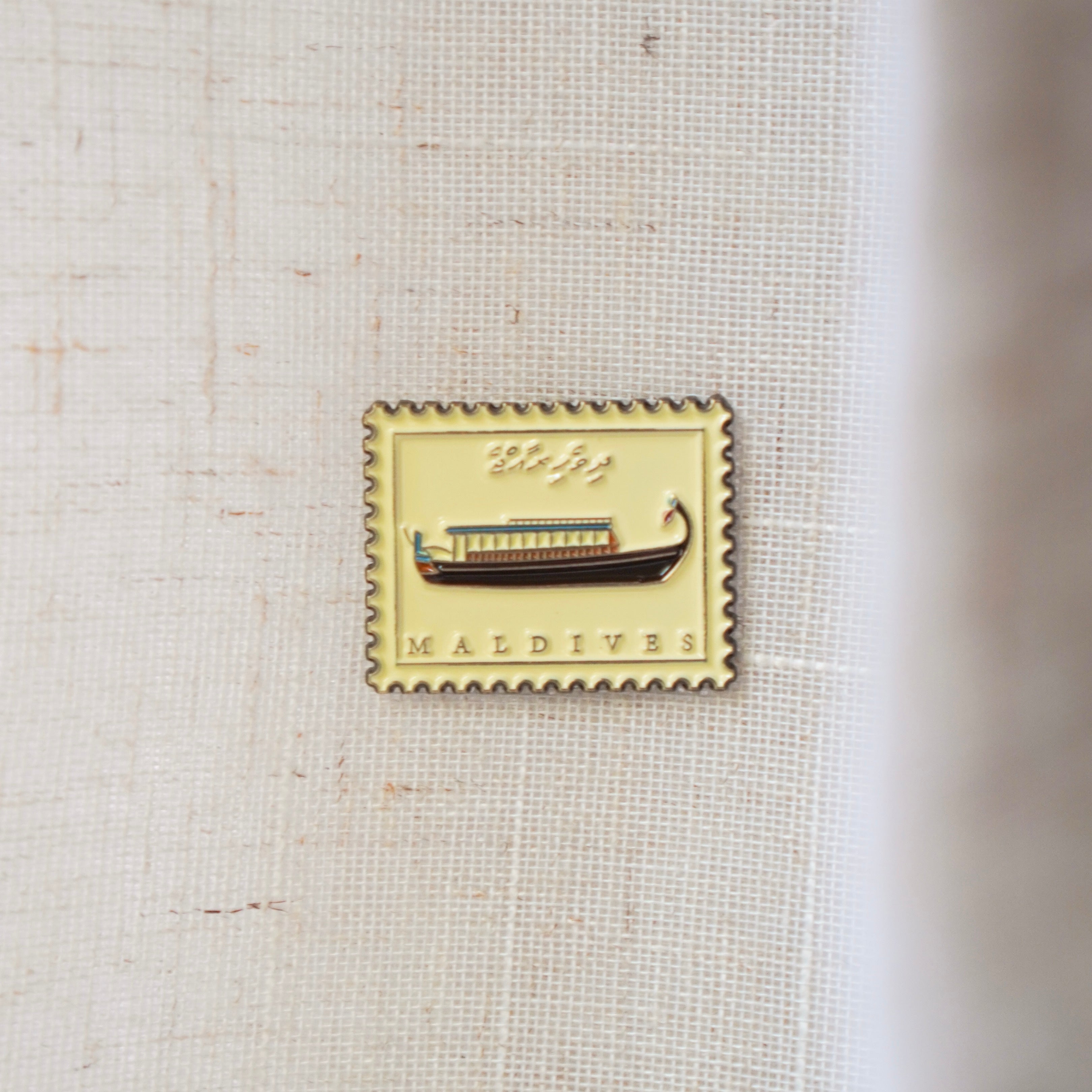 Dhoni Stamp Pin