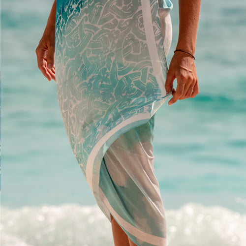 Maldives Map Sarong