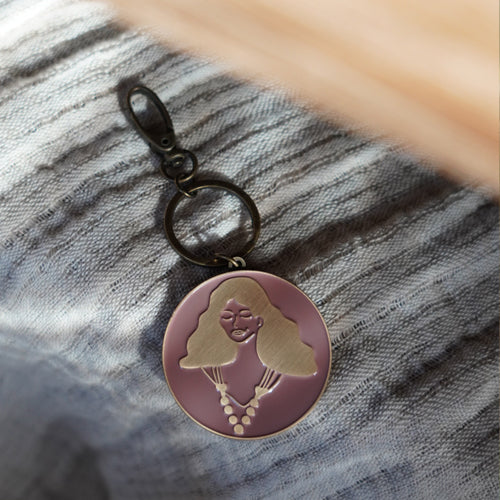 Island Woman Keytag
