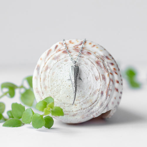 Whale Shark Pendant [Stainless Steel]