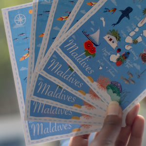 Maldives Archipelago Postcard